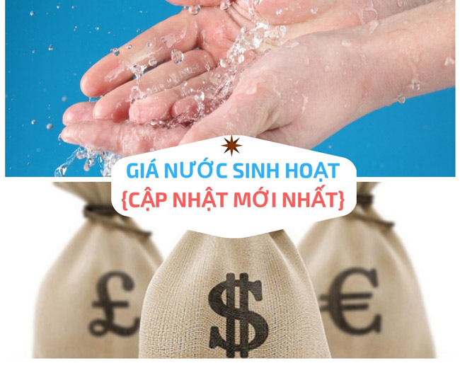 gia nuoc sinh hoat moi nhat 2022
