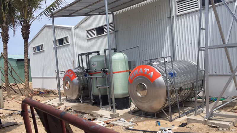 Bộ lọc nước giếng khoan tại Resort Hồ Tràm