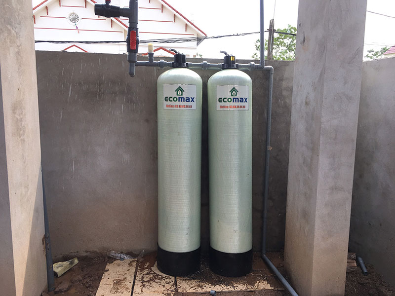 Bộ lọc nước giếng khoan tại Phổ Yên, Thái Nguyên