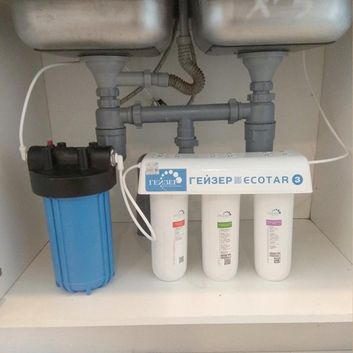 hình ảnh lắp đặt máy lọc nước ecotar 3