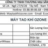thông số kỹ thuật máy ozone 5g