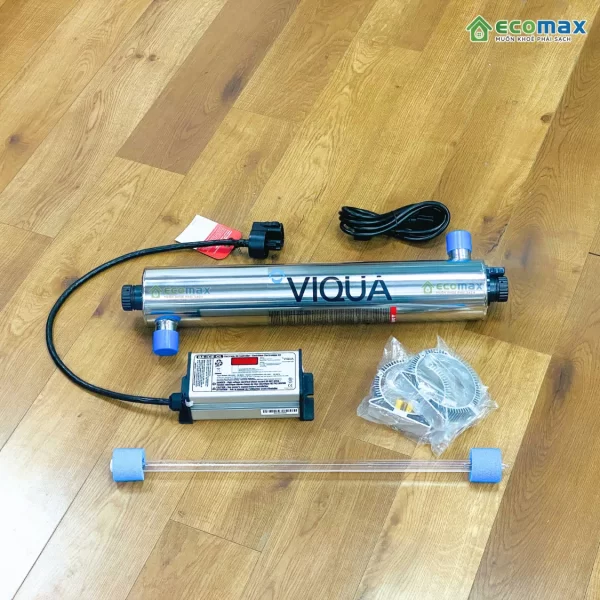 Phụ kiện đầy đủ của bộ đèn UV diệt khuẩn Viqua VH410/2