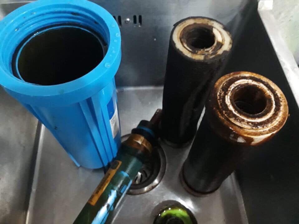 Sử dụng nước sinh hoạt nhiễm mangan cao