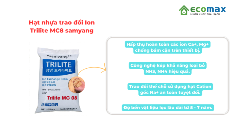 Chất trao đổi Cation Trilite MC8 hãng Samyang từ Hàn Quốc
