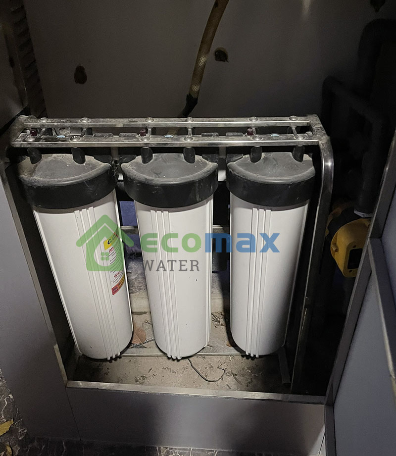 máy lọc nước đầu nguồn tốt nhất 3 cấp lọc ECO-C3 Ecomax