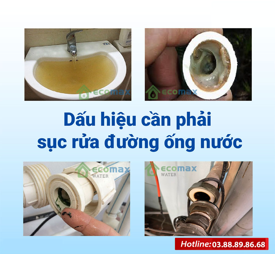 vệ sinh đường ống nước sinh hoạt