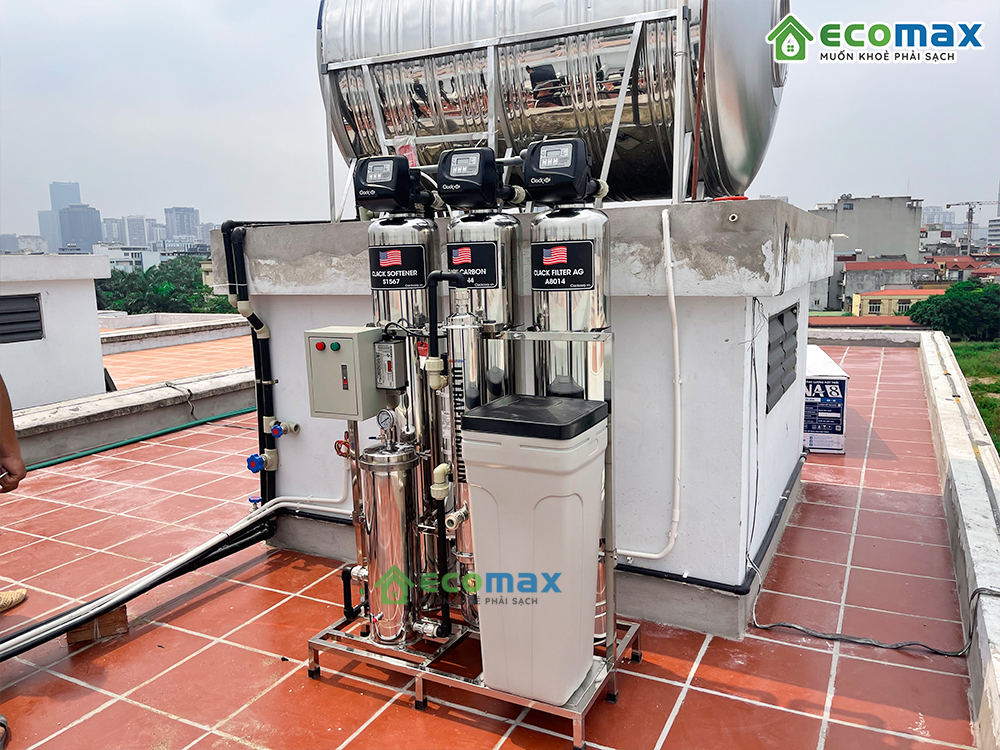 Hoàn thiện máy lọc nước tổng sinh hoạt Eco-05 Ultra Luxury cho khách hàng