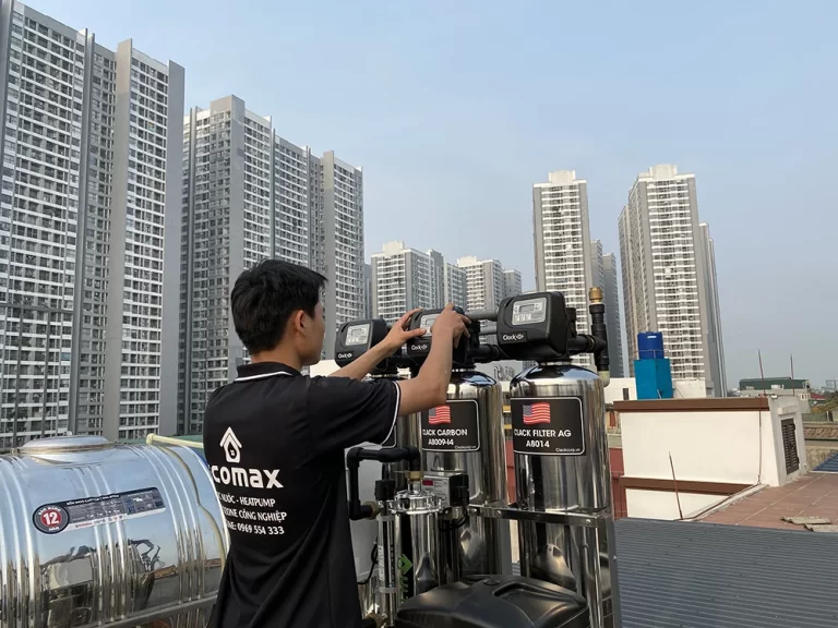 Lắp đặt lọc tổng cao cấp ECO-05 Ultra Luxury tại Hoàng Mai – Hà Nội