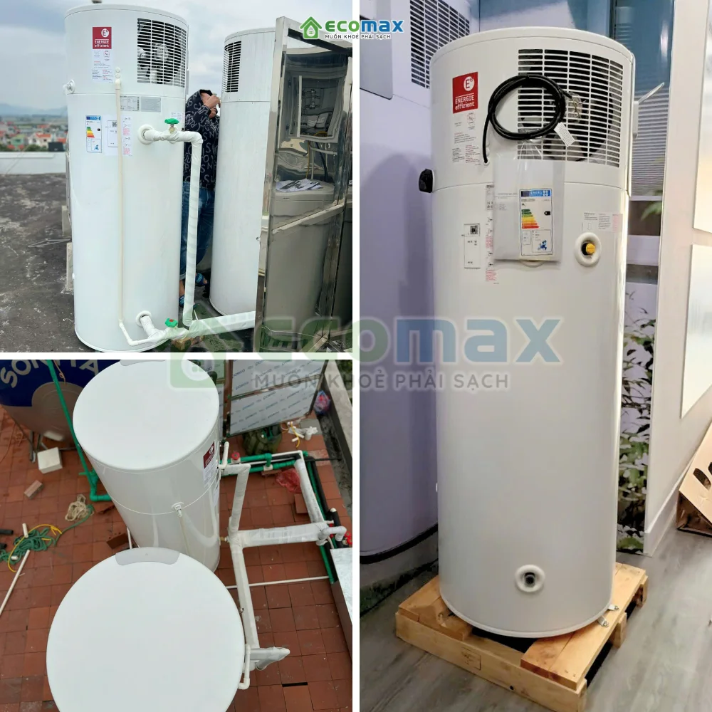 cong trinh may nuoc nong trung tam heat pump stiebel eltron wwk302 302l