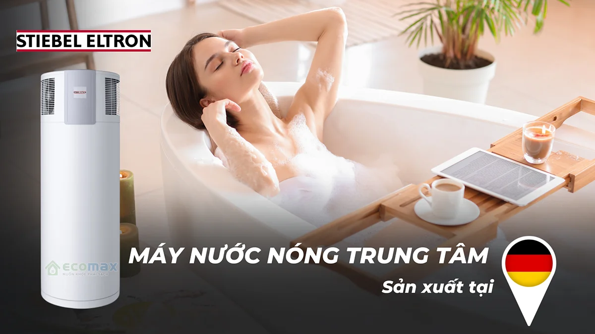 may nuoc nong trung tam heat pump stiebel eltron wwk302 302l nhau khau duc