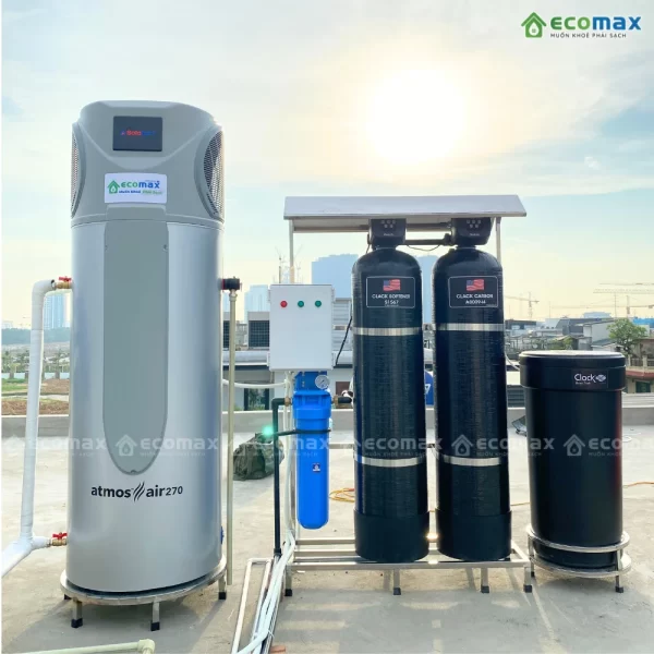 Máy nước nóng trung tâm Solahart Atmos Air 270 Lít Ecomax 2