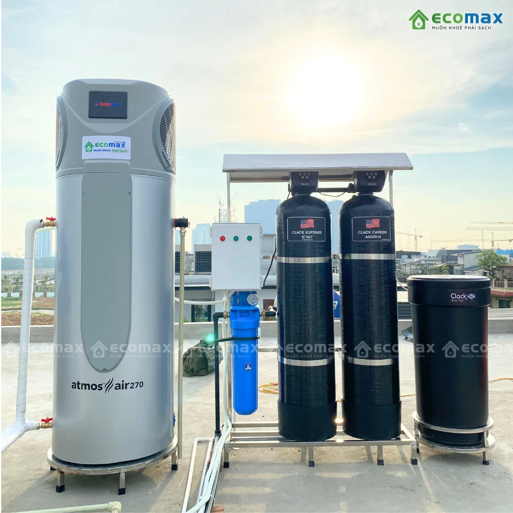 Máy nước nóng trung tâm Solahart 270 Lít Atmos Air 17 Máy nước nóng trung tâm Solahart Atmos Air 270 Lít Ecomax 2