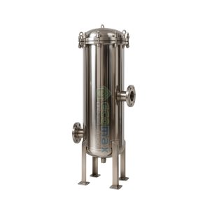 Phin lọc nước inox 15 lõi inox 40inch FH15-40EYE Chịu áp cao kết nối mặt bích