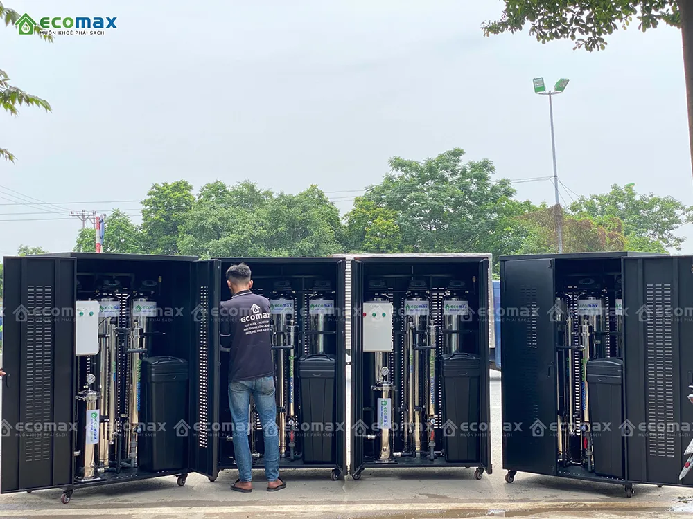 Hệ thống lọc tổng biệt thự ECO-05 Ultra Vỏ Tủ 6 cấp lọc cao cấp 18 Ecomax - Đơn vị chuyên thi công các mẫu lọc tổng biệt thự đầu nguồn