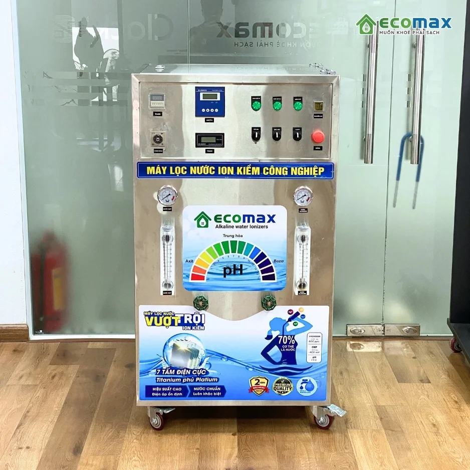 Máy lọc nước ion kiềm công nghiệp 250 Lít/h 15 Máy lọc nước ion kiềm công nghiệp 250 Lít/h 2