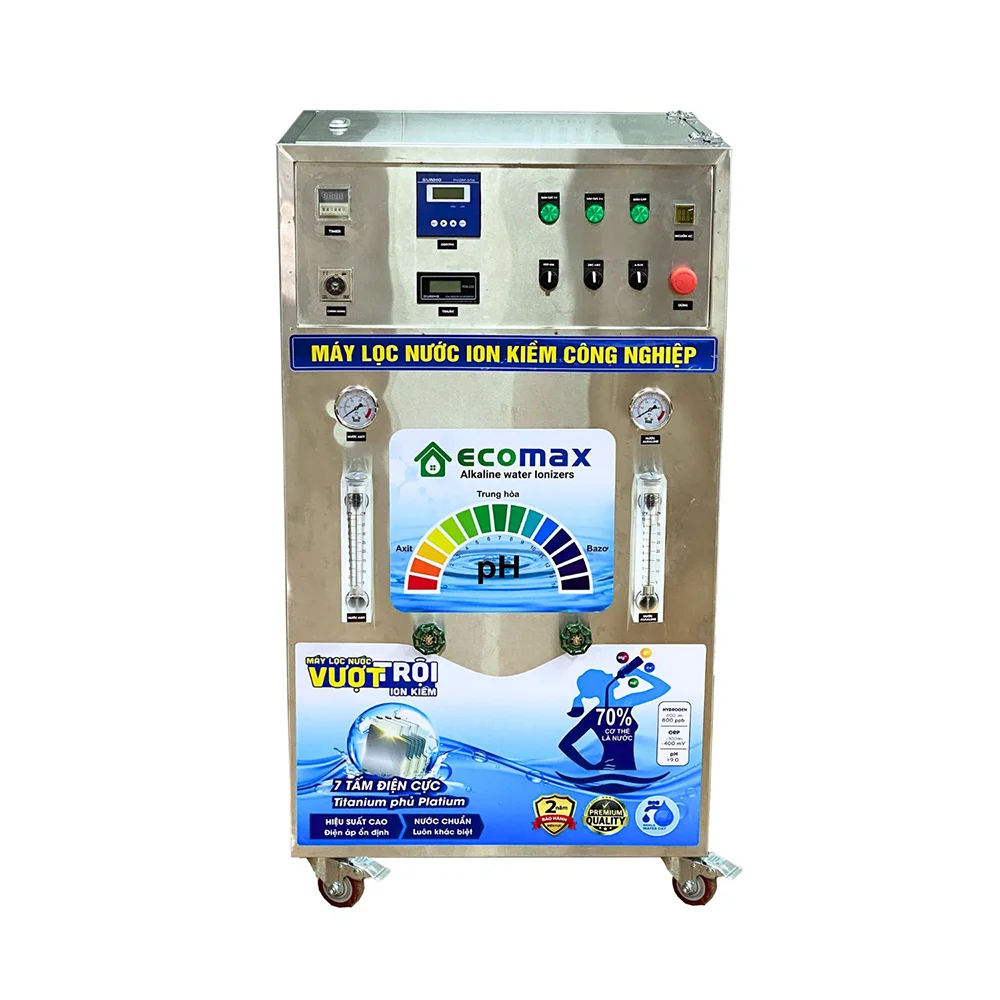 Máy lọc nước ion kiềm công nghiệp 500 Lít/h 17 Máy lọc nước ion kiềm công nghiệp 500 Lít/h