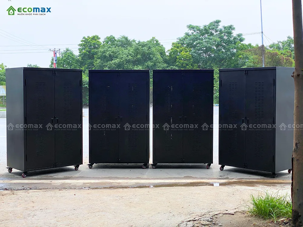 Hệ thống lọc tổng biệt thự ECO-05 Ultra Vỏ Tủ 6 cấp lọc cao cấp 17 Máy Lọc tổng biệt thự ECO-05 Ultra Vỏ Tủ chuẩn bị lắp đặt
