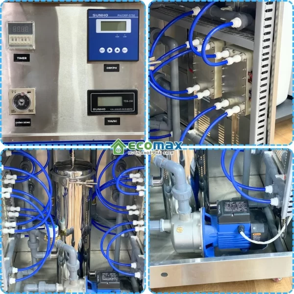 Ưu điểm máy lọc nước ion kiềm công nghiệp công suất 250 Lít/h