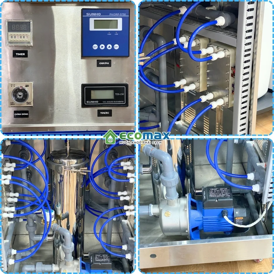 Máy lọc nước ion kiềm công nghiệp 250 Lít/h 16 Ưu điểm máy lọc nước ion kiềm công nghiệp công suất 250 Lít/h