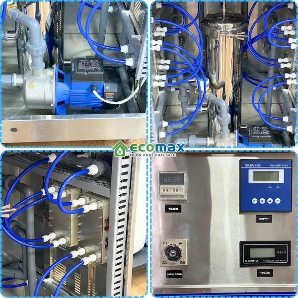 Ưu điểm của Máy lọc nước ion kiềm công nghiệp công suất 750 Lít/h