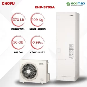Máy nước nóng trung tâm Chofu 370 LÍt Ecomax phân phối lắp đặt chính hãng