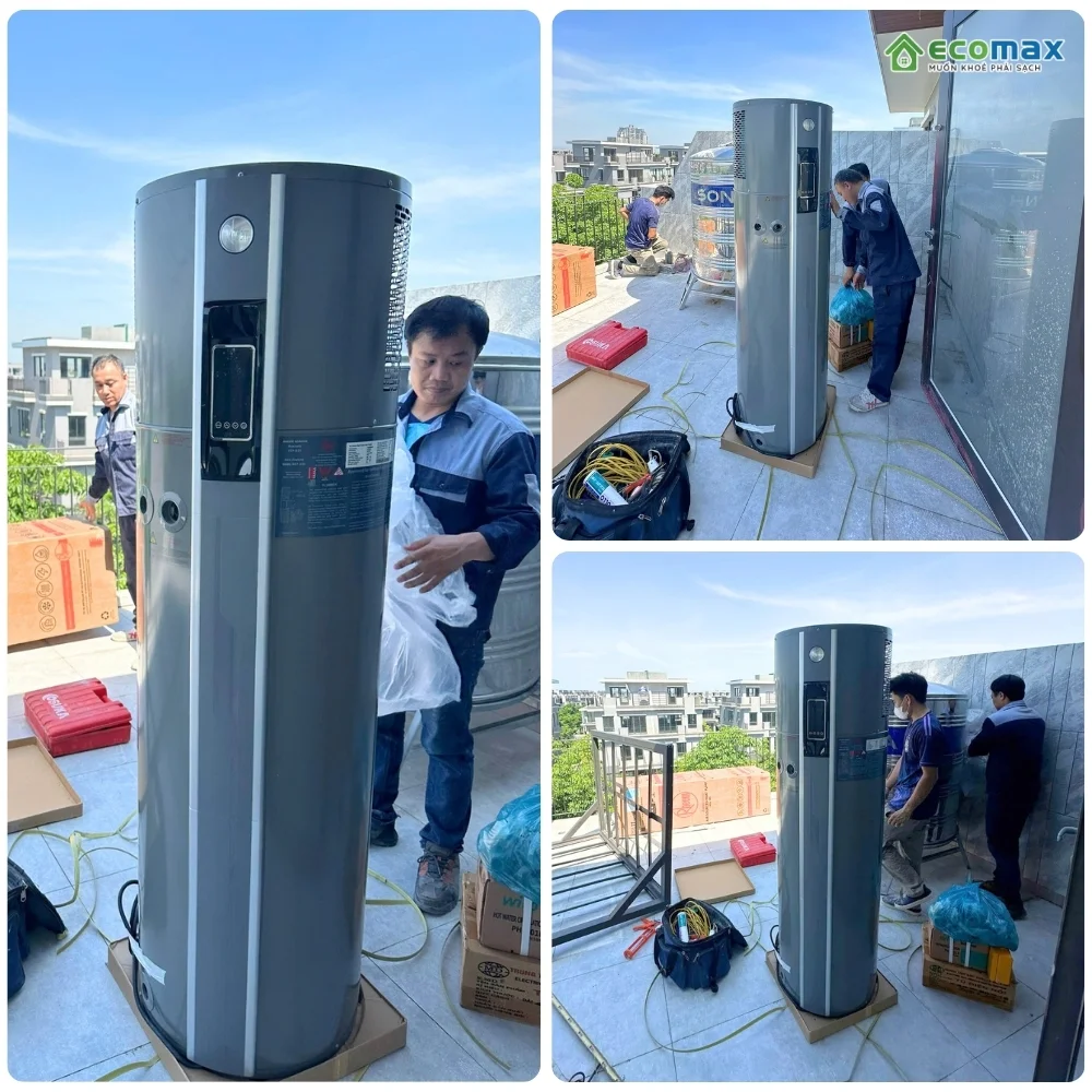 Máy nước nóng trung tâm Rheem AmbiPower MDc-180 11 Công trình lắp đặt Máy nước nóng trung tâm Rheem AmbiPower MDc-180