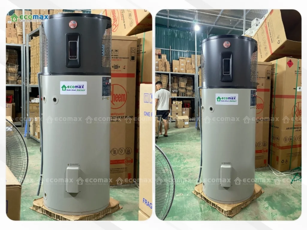 Máy nước nóng trung tâm Heat Pump Rheem AmbiPower 280e tại kho Ecomax