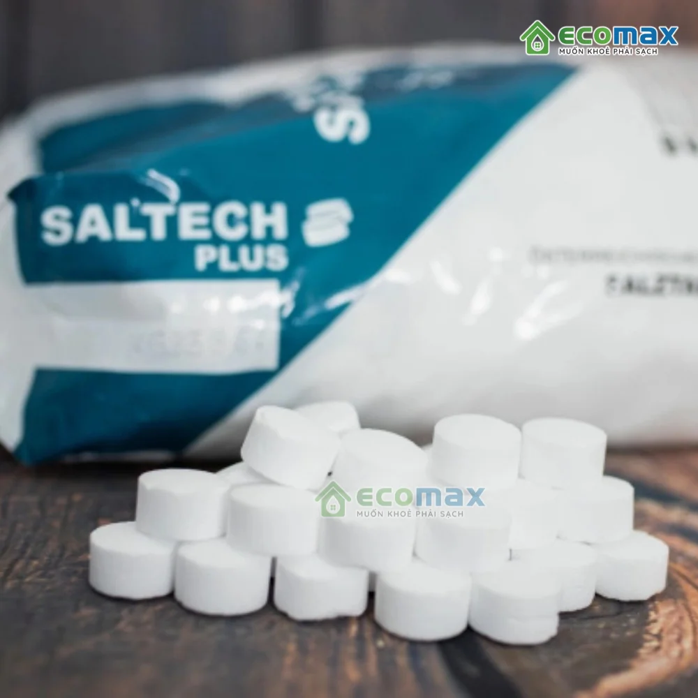 Muối Viên Hoàn Nguyên Saltech Plus (Châu Âu) - Công Nghệ Muối Chân Không Tinh Khiết 10 Ưu điểm Muối viên hoàn nguyên Saltech Plus