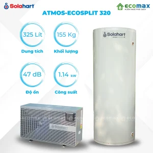 Máy nước nóng trung tâm Solahart 325 Lít Atmos Eco Split
