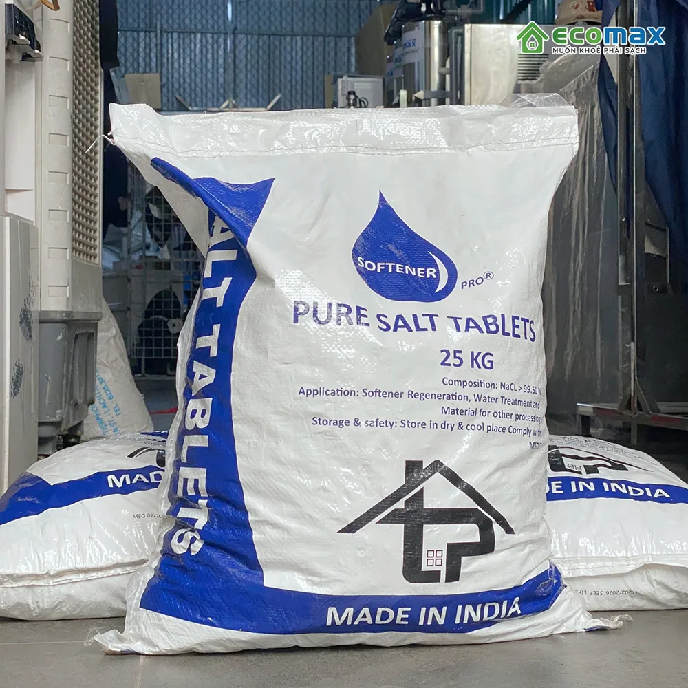 Muối viên hoàn nguyên Ấn Độ Softener Pro - Nén chắc, tan chậm, bao 25 Kg 11 Muối viên hoàn nguyên Ấn Độ Softener Pro bao 25 Kg 4